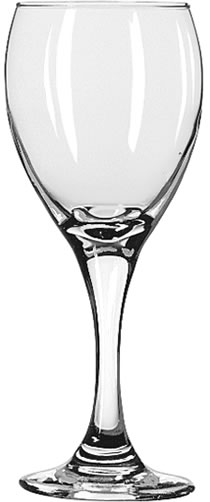 Glass, Wine, Teardrop, White Wine, 8-1/2 oz