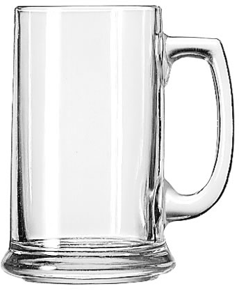 Glass, Beer Mug, 15 oz
