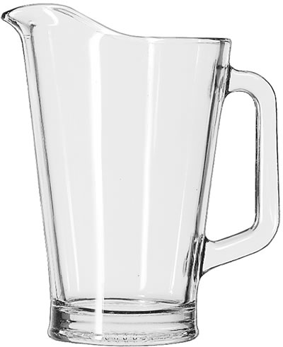 Pitcher, Beer, Glass, 60 oz