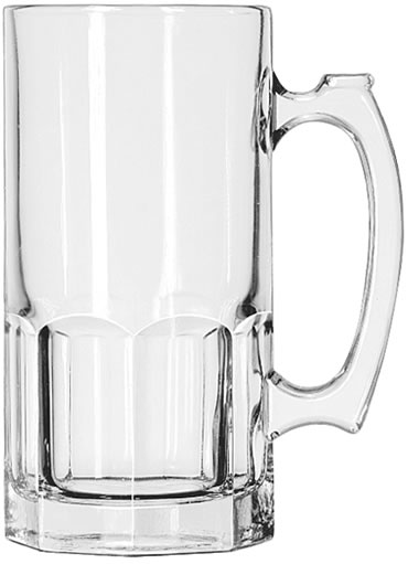 Glass, Beer Mug, Super, 1 liter