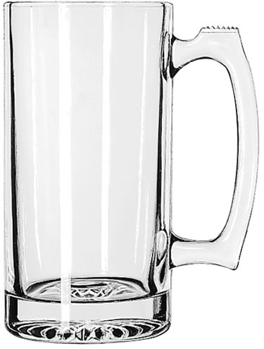 Glass, Beer Mug, 25 oz