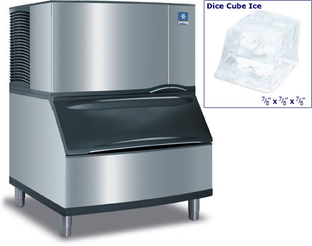 Manitowoc - Ice Machine, Cube, Modular, 255 lb. Maker w/150 lb. Bin, 115v
