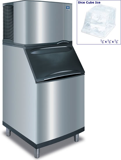 Manitowoc - Ice Machine, Cube, Modular, 400 lb. Maker w/430 lb. Bin, 115v