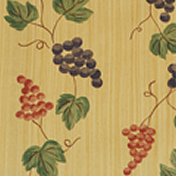 Gold Tuscan Grape Vinyl Tablecloth Roll