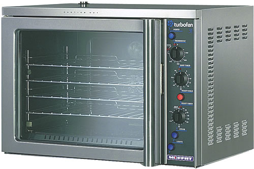Moffat Inc. - Oven, Convection, Half Size, Countertop, Stainless, 208v