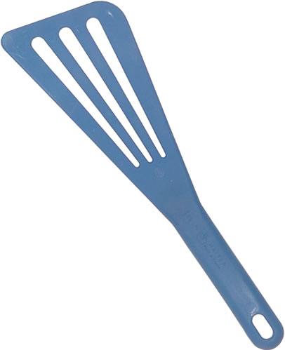 Spatula, Slotted, High Heat, Blue, 12