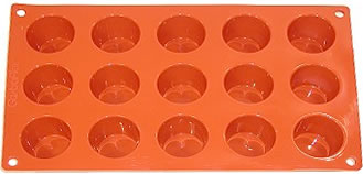 Matfer Inc. - Muffin Mold, Mini, Flexible, Non-Stick, Gastroflex