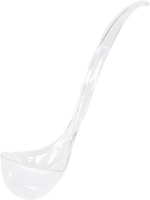 Tablecraft Products Co. - 5 Oz. Clear Plastic Punch Ladle