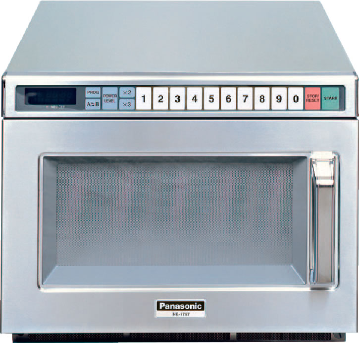 Microwave Oven, Commercial, Programmable Timer, Stainless, 1200w