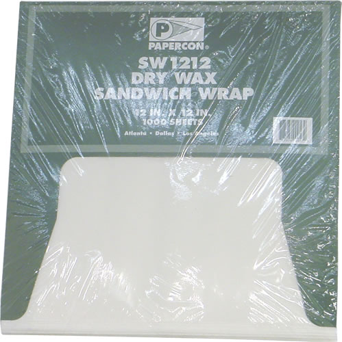 Papercon Inc. - Sandwich Wrap, Dry Wax 12