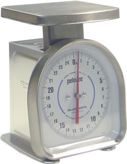Pelouze Scale Co. - Scale, Fixed Dial 25 lb x 2 oz