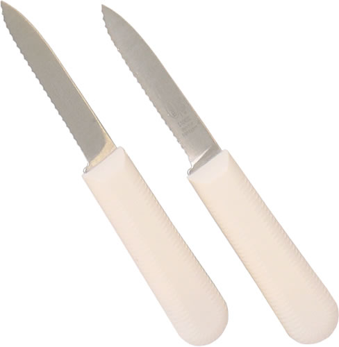 Knife, Paring, Scalloped Blade, Set of 2