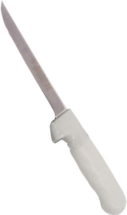 Dexter-Russell/Russell Harrington Cutlery Inc - Knife, Boning, Narrow Blade, Poly Handle, White, 6
