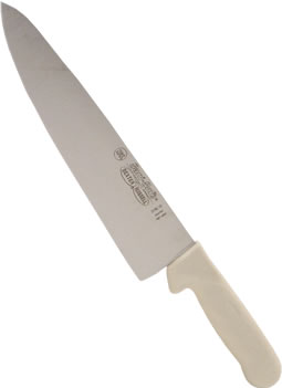 Knife, Chef, Poly Handle, White, 10
