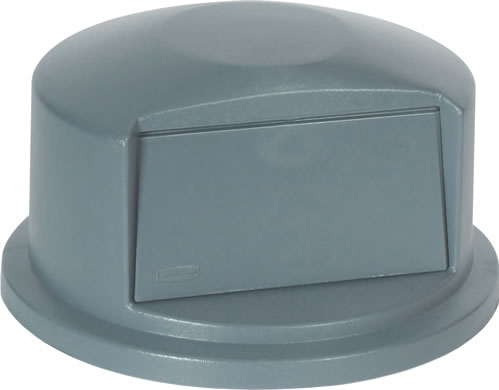 Waste Container Dome Top, Gray fits 32 gal.