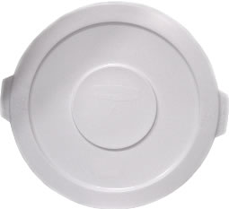 Waste Container Lid, White fits 44 gal.