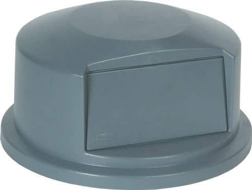 Waste Container Dome Top, Gray fits 44 gal.