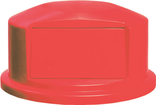 Waste Container Dome Top, Red fits 44 gal.