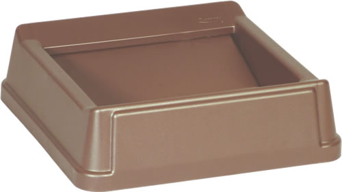 Newell Rubbermaid Inc. - Waste Container Top, Untouchable Square Brown