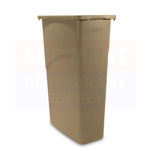 Newell Rubbermaid Inc. - Waste Container, Slim Jim Beige 23 gal.