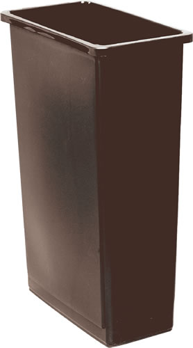Newell Rubbermaid Inc. - Waste Container, Slim Jim Brown 23 gal.