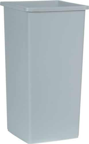 Newell Rubbermaid Inc. - Waste Container, Square Gray 23 gal.
