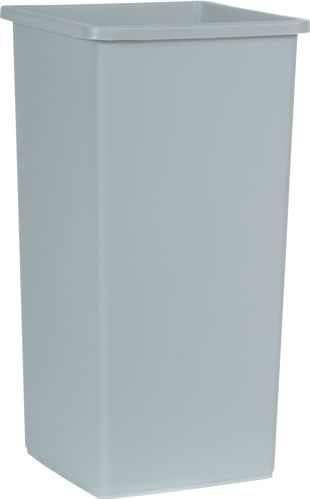 Newell Rubbermaid Inc. - Waste Container, Square Gray 23 gal.