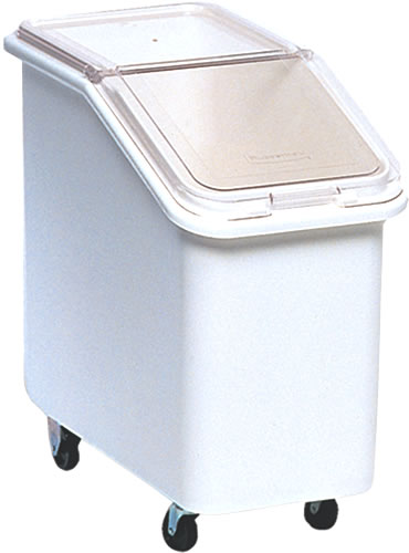 Ingredient Bin, Mobile, w/Lid, 26 gal.