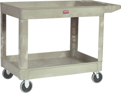 Cart, 2 Shelf, Beige