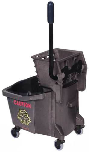 35 Qt. Brown WaveBrake Mop Bucket System