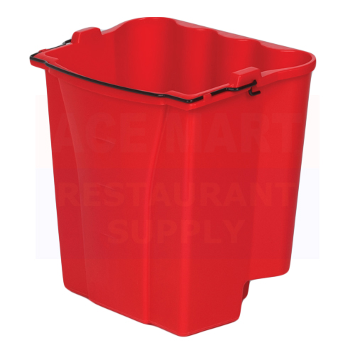 Newell Rubbermaid Inc. - Red Dirty Water Bucket for 35 qt. WaveBreak Mop Bucket System
