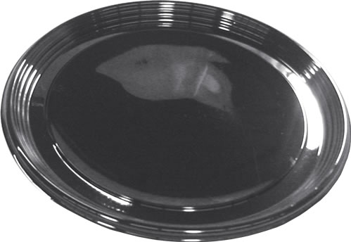 Sabert Corp. - Tray, Round, Plastic, Black, 16