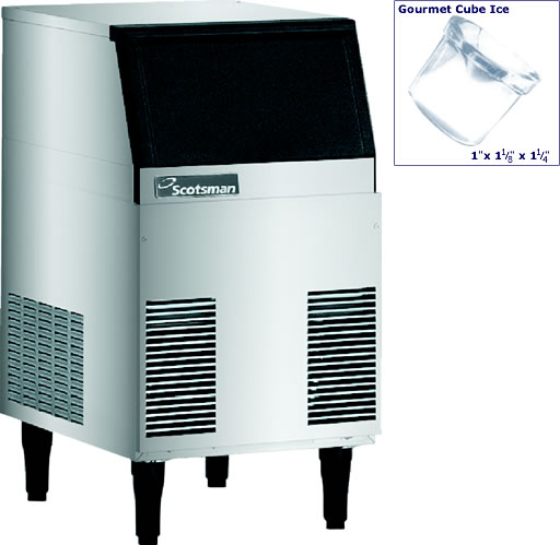Scotsman - Ice Machine, Cube, Undercounter, 55 lb. Maker w/28 lb. Bin, 115v