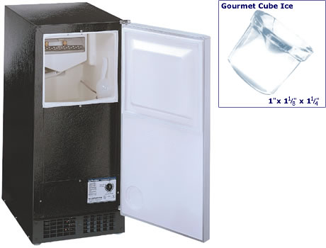 Ice Machine, Cube, Undercounter, Luxury, 30 lb. Maker w/26 lb. Bin, 115v