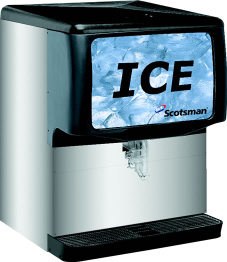 Ice Dispenser, Countertop, 250 lb. Capacity, 115v