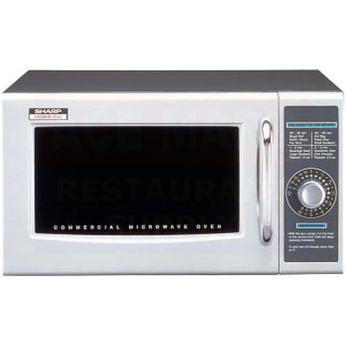 Sharp Electronics - Microwave Oven, Commercial, Dial Timer, 1000w