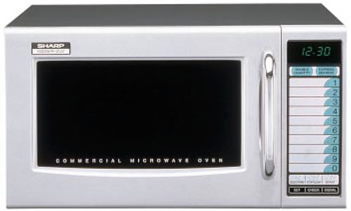 Sharp Electronics - Microwave Oven, Commercial, Programmable Timer, 1000w