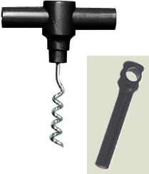 Spill-Stop Manufacturing - Corkscrew, Pocket, Black