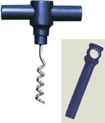 Spill-Stop Manufacturing - Corkscrew, Pocket, Blue