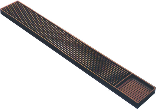 Spill-Stop Manufacturing - Glass Rail Mat, Brown, 24