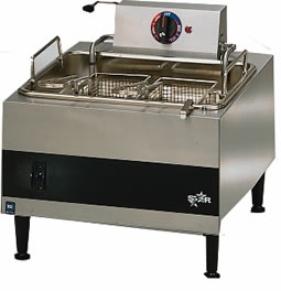 Fryer, Countertop, Single Pot, Electric, 15 lb Oil Capacity, 240v