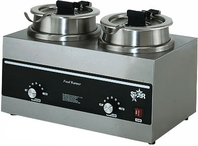 Star Manufacturing International Inc. - Warmer, Double Stainless 4 qt Insets/Lids