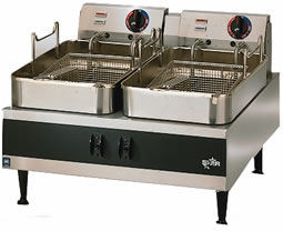 Star Manufacturing International Inc. - Fryer, Countertop, Twin Pot, Electric, 30 lb Oil Capacity, 208/240v