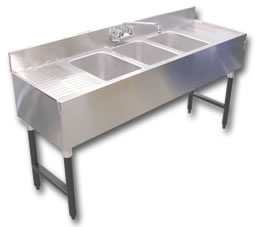 Sink, Bar 3 Compartment  59