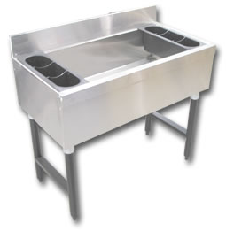 Supreme Metal - Cocktail Unit, Stainless, 36