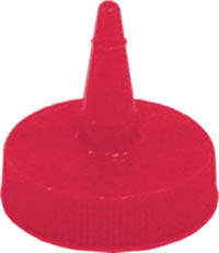 Squeeze Bottle Tops, Red