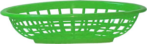 Green Small Oval Basket