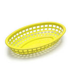 Tablecraft Products Co. - Yellow Small Oval Basket