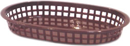 Tablecraft Products Co. - Brown Large Oval Basket