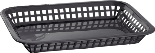 Tablecraft Products Co. - Black Rectangle Basket